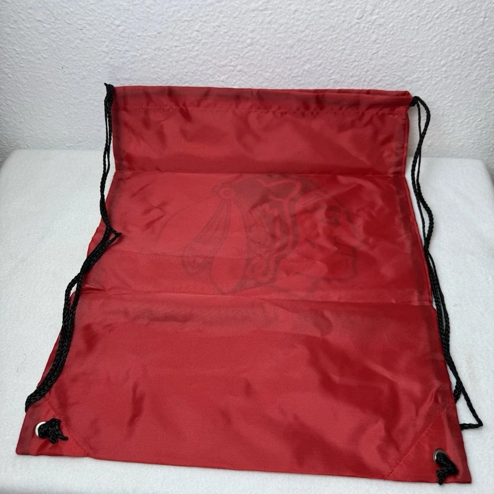 New Portland Winterhawks Cinch Drawstring Bag Backpack Red Lightweight Hockey
